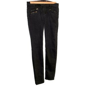 Sanctuary Black Skinny Moto Jeans  Size 28